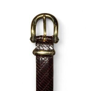 Brown talbots leather belt